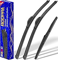ROOPPA Windshield Wiper Blades for 2010-2015 Lexus RX350/RX450h - 26+22+16 Inch OEM Replacement Set, All-Weather Natural Rubber, U/J Hook Easy Install