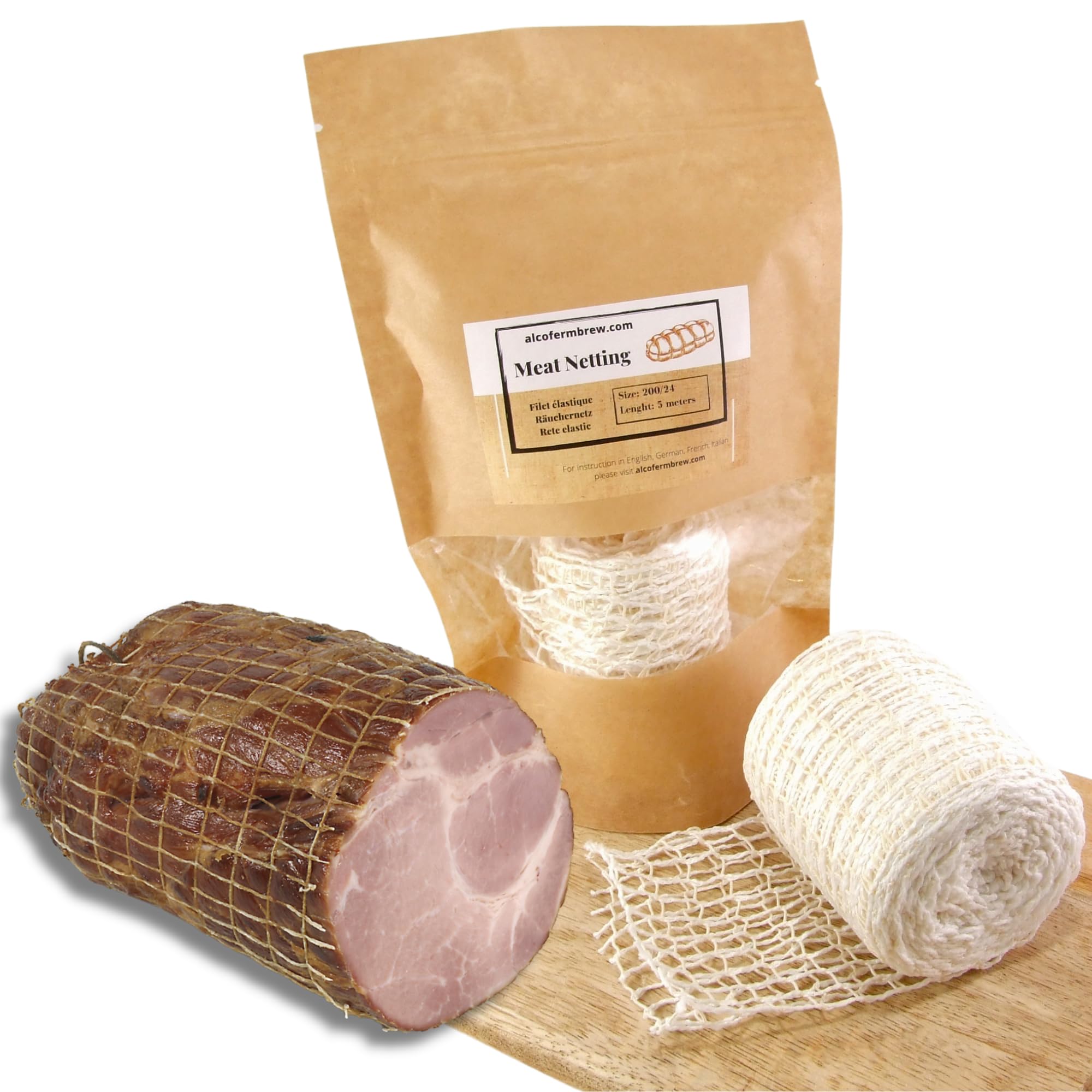 AlcoFermBrew Filet ÉLASTIQUÉ 200/24-5Mts (Polyester