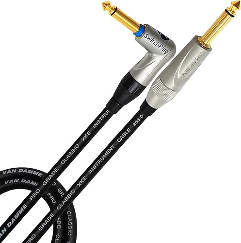MeterA a  A Van Damme Pro Grade Classic XKE InstrumentA a  A Amphenol vergoldet Silent PlugA a  A Gitarre  Bass  InstrumentenkabelA a  A gerade auf abgewinkelt   Silent Plug  Amphenol Gold  6 35A mm  AnschlA sse