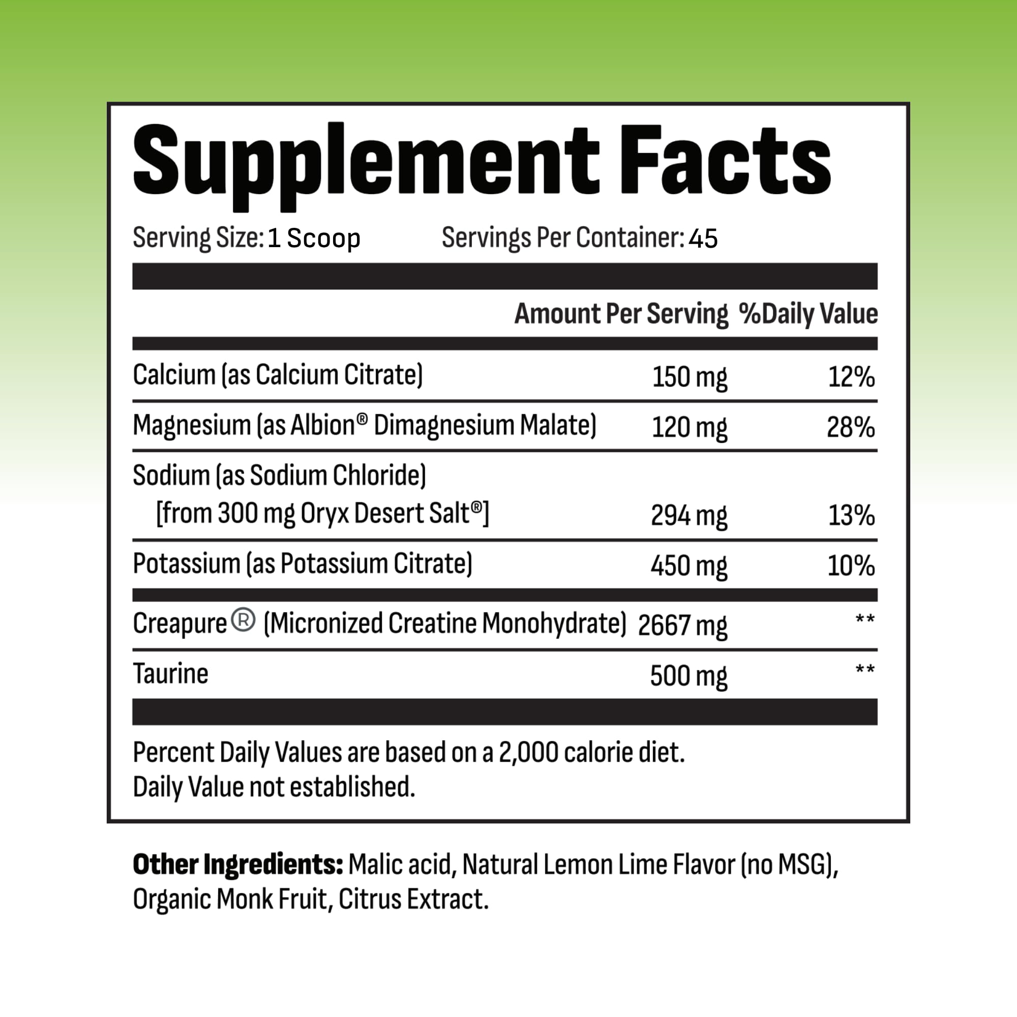 MYOXCIENCE Electrolyte STIX | Lemon Lime Flavor | 45 Serving Jar — Amazon image 2