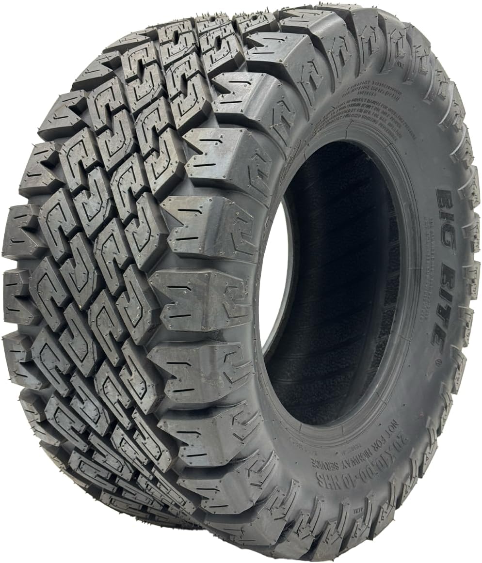 20x10.00-10 4 Ply Big Bite Lawn Mower Tire