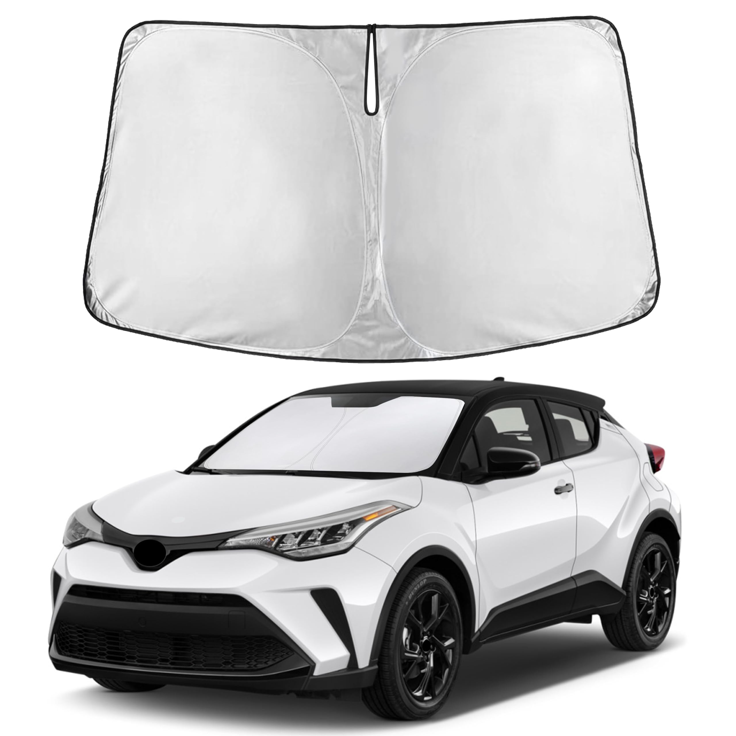 EcoNour Windshield Sunshade Compatible for Toyota CHR 2018-2021 2022 2023