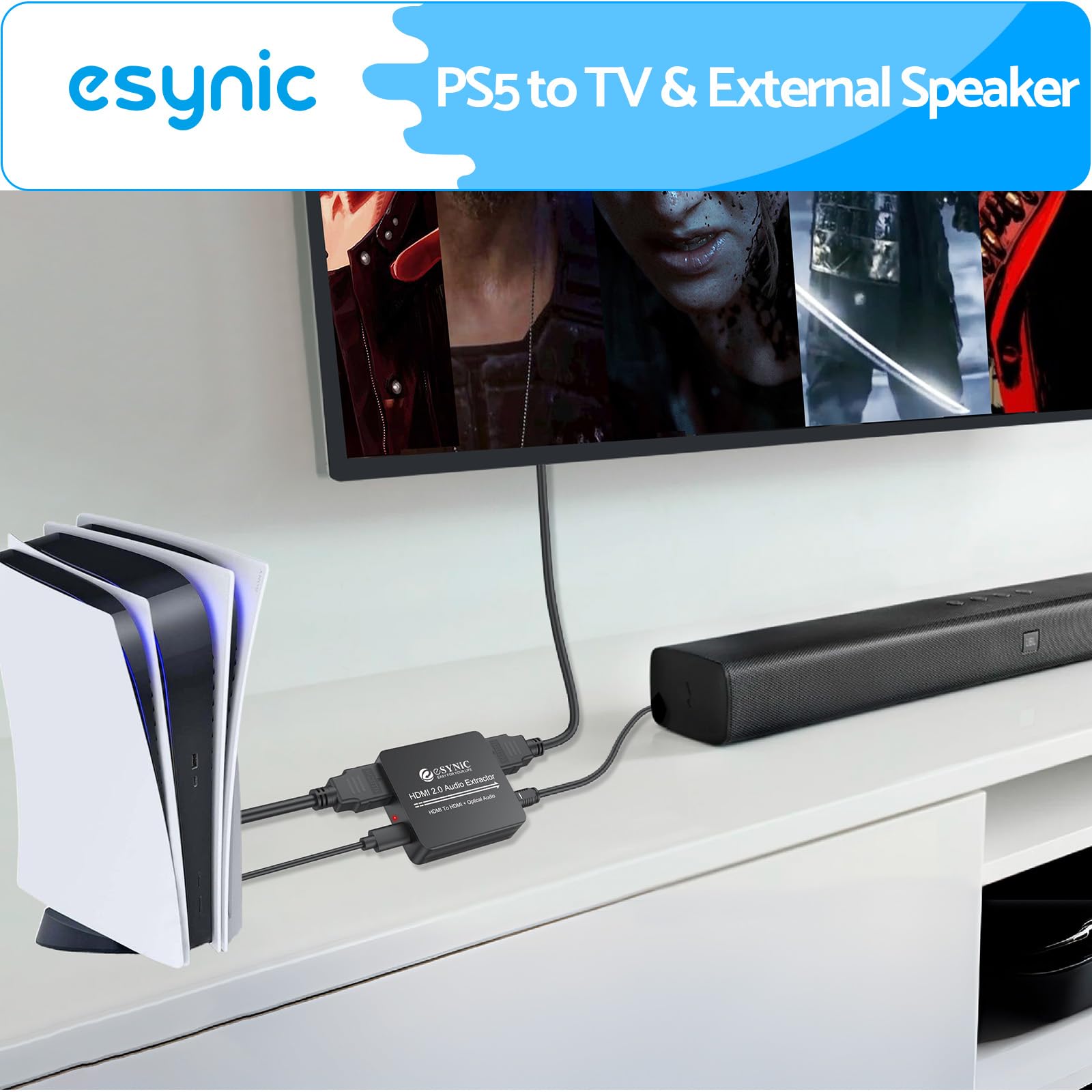 Smart Tv Hdmi Arc Soundbar Atmos Samsung 120Hz In Esynic Hdmi