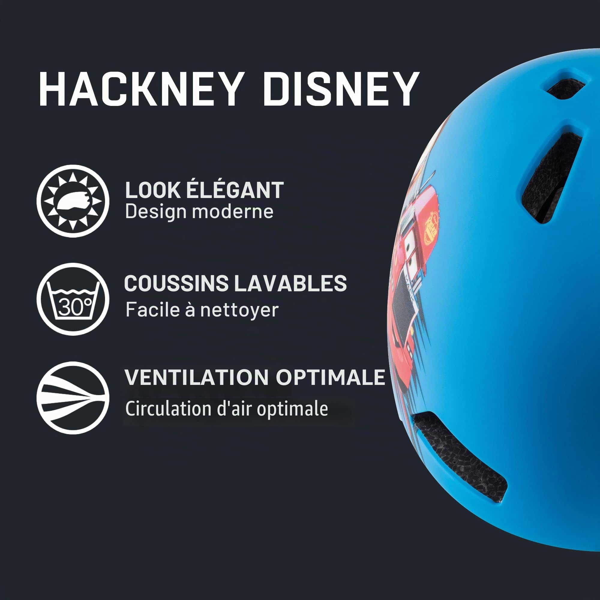 Alpina Hackney Disney Helm 2022 Cars