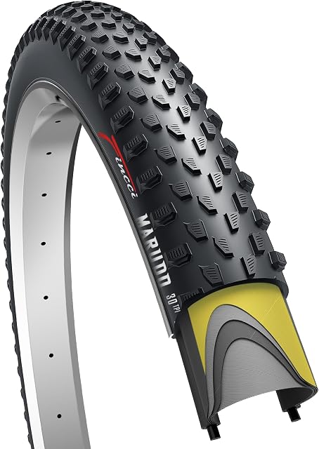Fincci 29x2.10 Foldable Bike Tyre 52-622 Gravel Tyre with 1mm Anti Puncture Proof Protection for MTB Mountain Hybrid Road Bike Bicycle with 29 x 2.10 Tyres