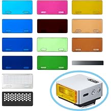 Godox MA01 Color Filters for iT20 iT22 iM20 iM22 iFlash, On-Camera Flash Magnetic Attachment Kit with Honeycomb Grid, Soft Diffuser, 12 Color Gels Filters CTO/CTB