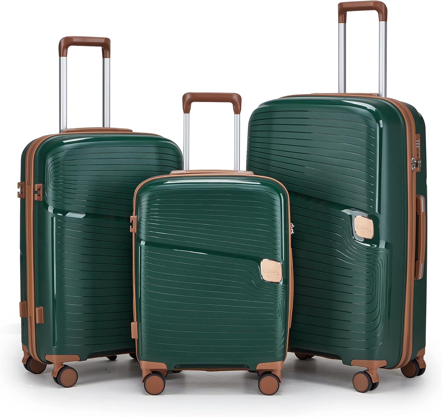 CASELLY 3-Piece Spinner Luggage Set