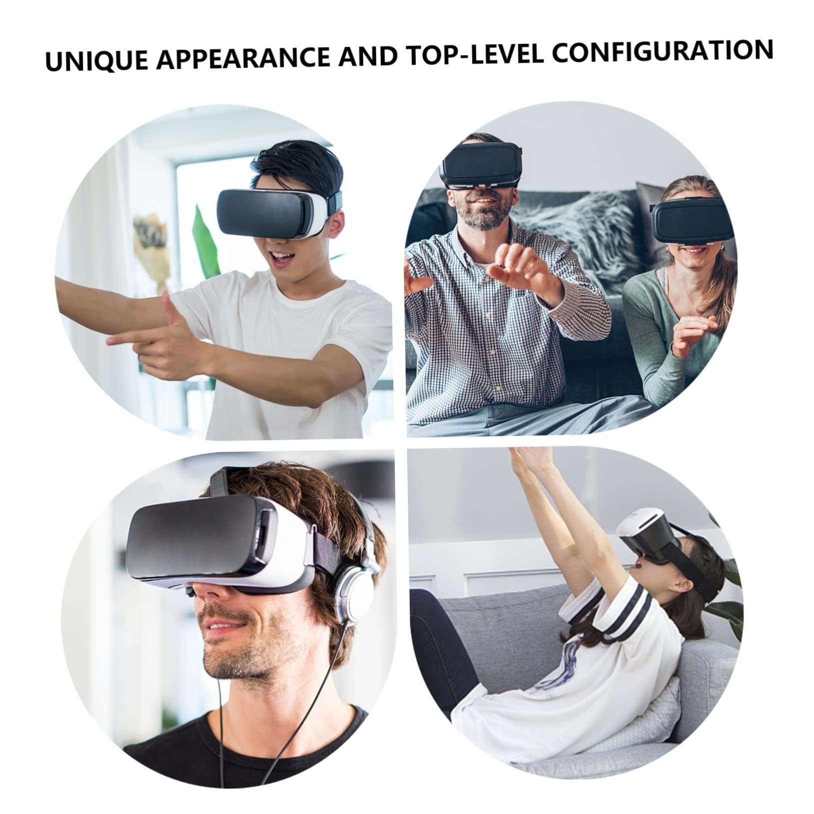 DOITOOL 2pezzi Cuffie In-ear Pratiche Compatibili Auricolari Per Vr Glasses Design e Materiali Resistenti Per