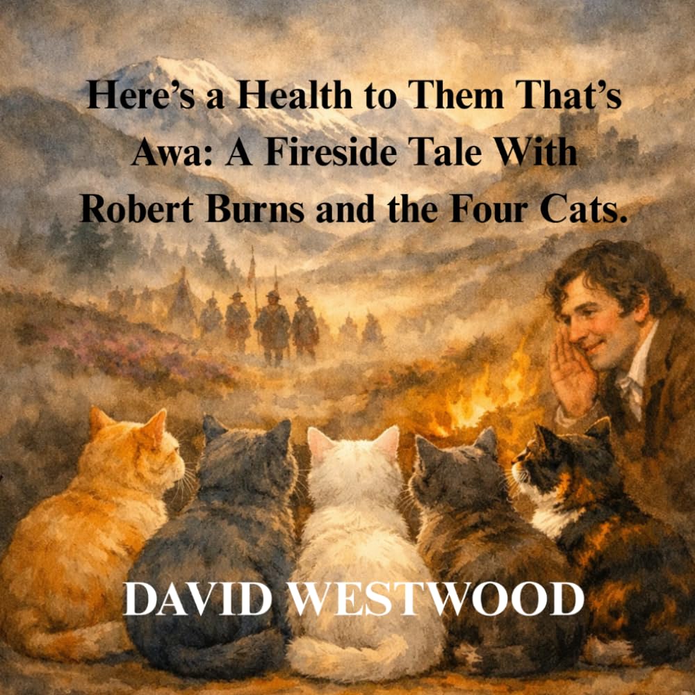 Here’s a Health to Them That’s Awa: A Fireside Tale With Robert Burns and the Four Cats. (Robert Burns for children)