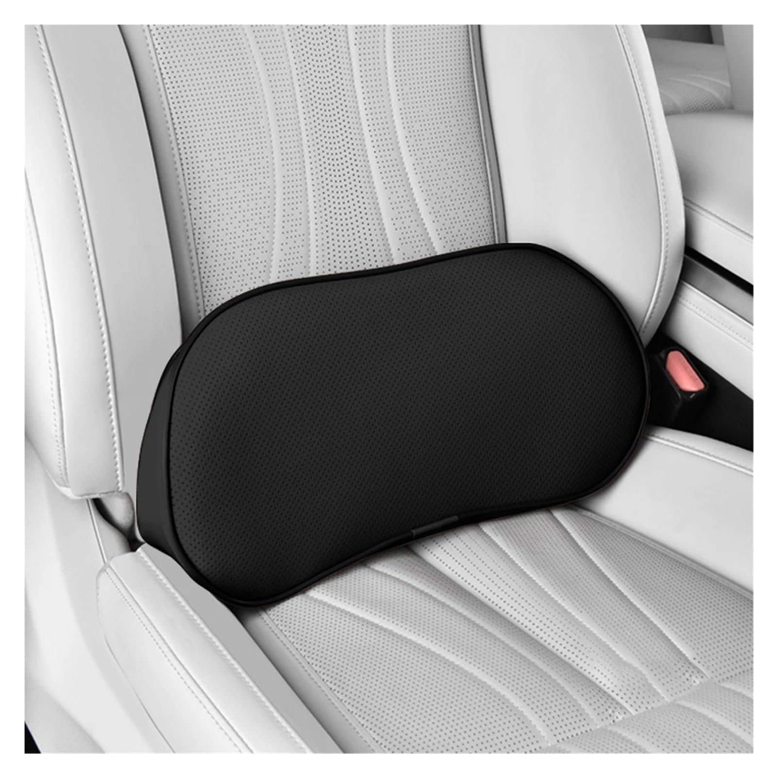 Hviyroi car seat cushion Car Seat Lumbar Support Pillow, Breathable Ergonomic Back Cushion(Black)