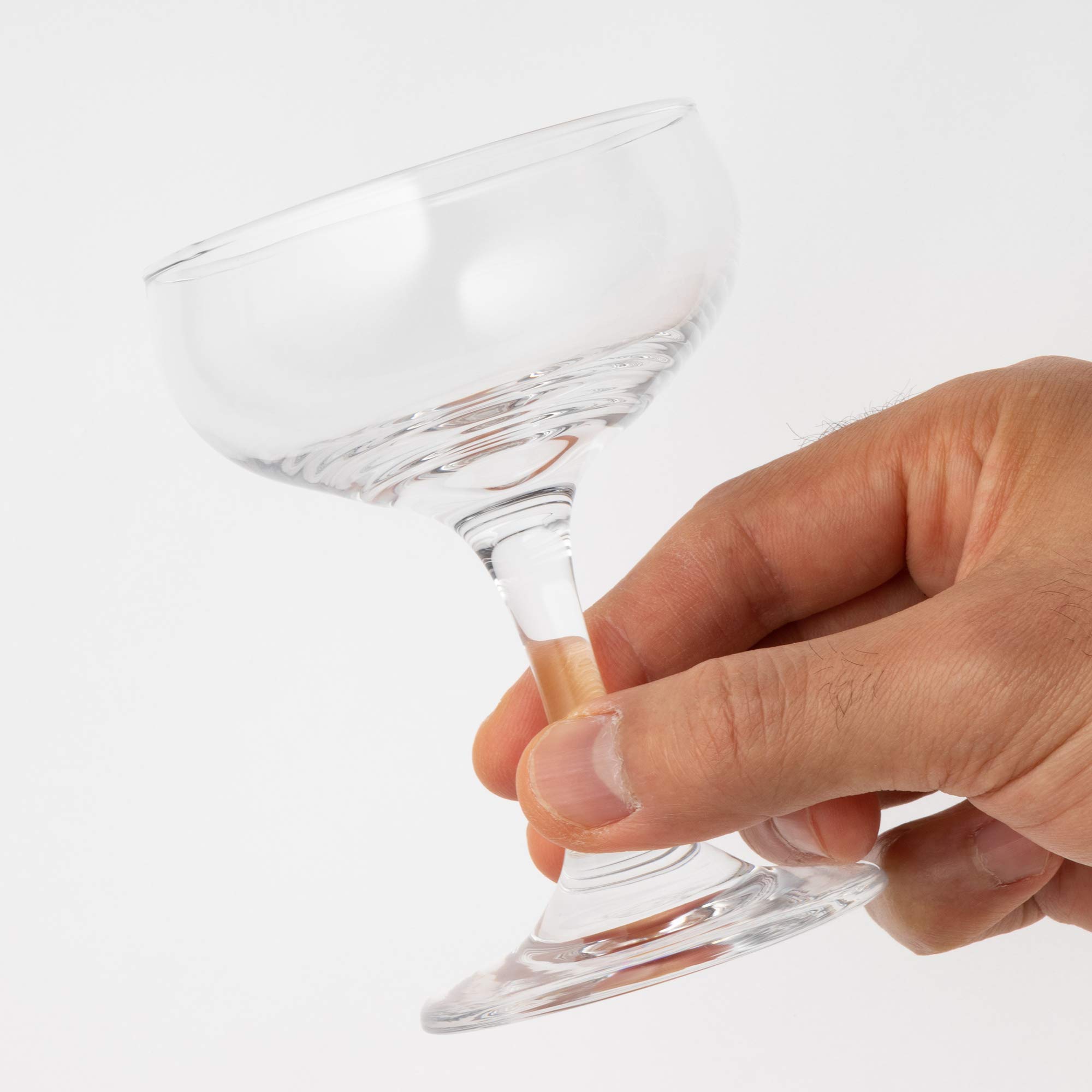 レトロ　プルエース　シャンパングラス　東洋佐々木ガラス　160ｍｌ　12客　アイスカップデザートカップ（3711）喫茶店飲食店業務用 未使用