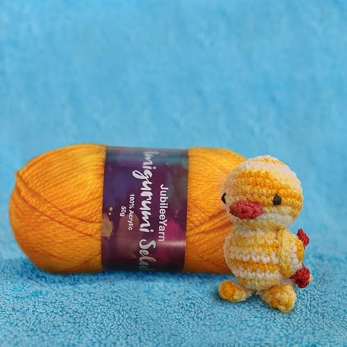 Miniatura 3 de JubileeYarn Amigurumi Select - Ovillo acrílico para bebé, surtido de inspiración 84-4 madejas