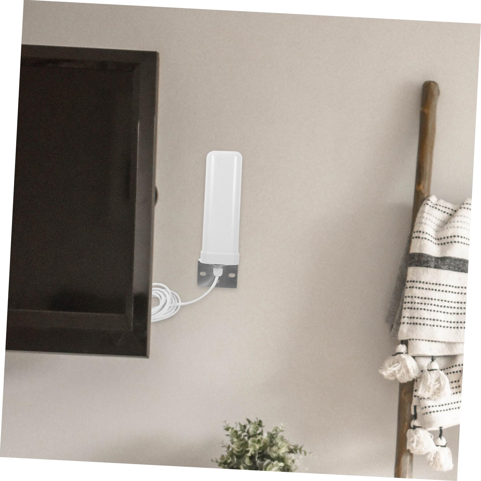 HOMSFOU Antenne Extérieure 4g Omnidirectionnelle 16-18dbi en Métal et Plastique pour Routeur 4g Signal Renforcé Usage Intérieur et Extérieur
