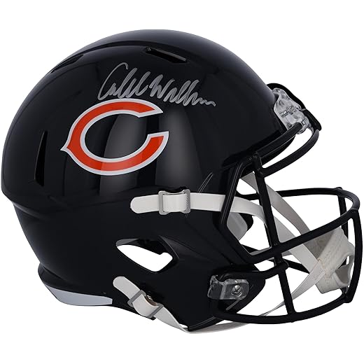 Caleb Williams Chicago Bears Autographed Riddell Speed Replica Helmet - Autographed NFL Helmets