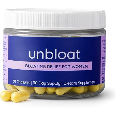 Anti-Bloat Pills for Women - Bloating Relief for Women & Digestive Support Supplement - Enhances Gut Health - No Bloat Formula with Prebiotics & Probiotics - Debloating Supplements - 60 Count