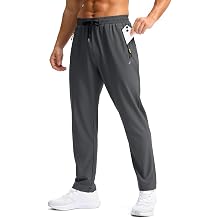 Men's Lightweight Hiking Pants Quick Dry Outdoor Sweatpants with Zipper Pockets for Athletic Workout Casual Travel