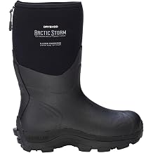 Dryshod Arctic Storm Winter Boot Mid-Calf Height Black/Grey ARS-MM-BK