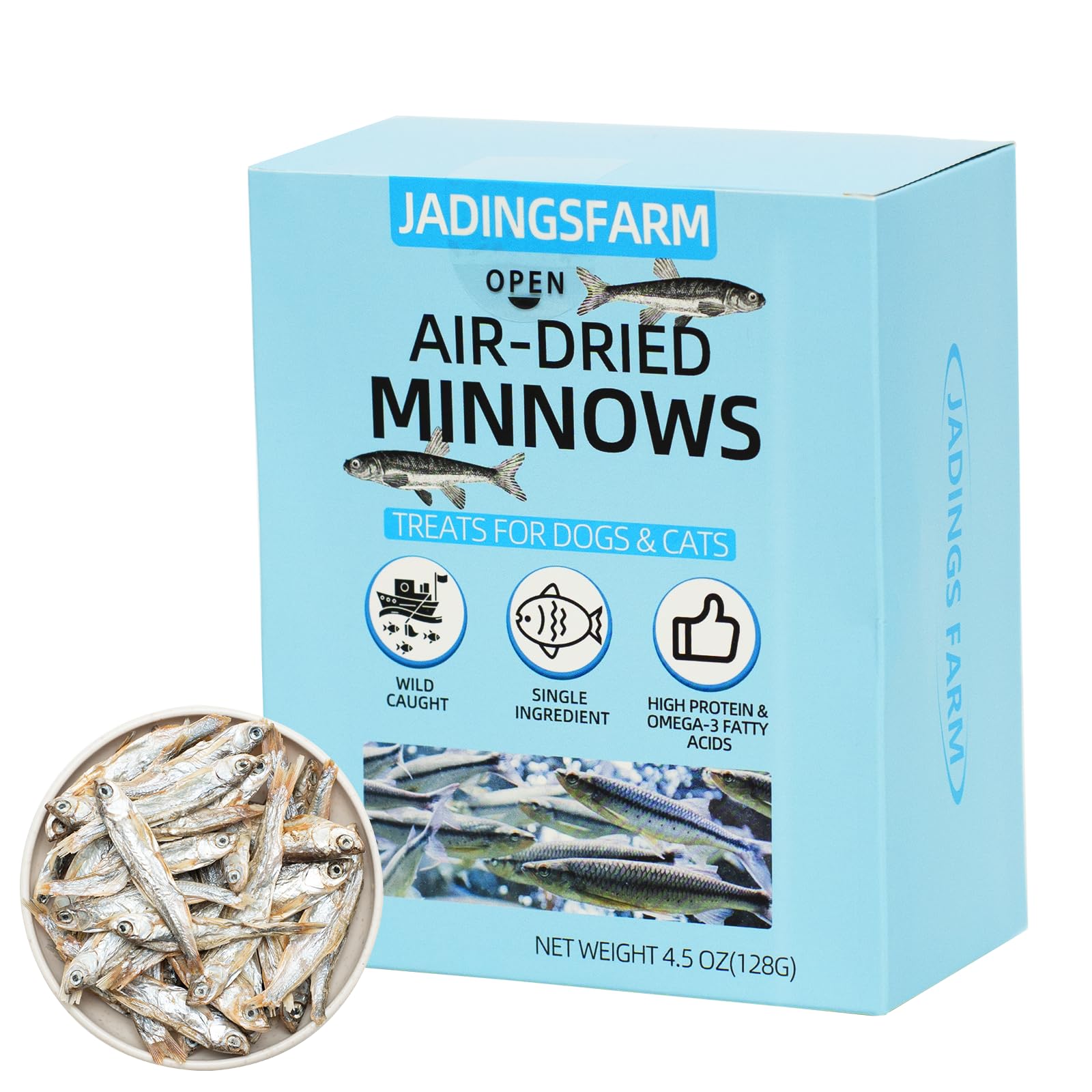 JADINGSFARM Natural Air-Dried Minnows
