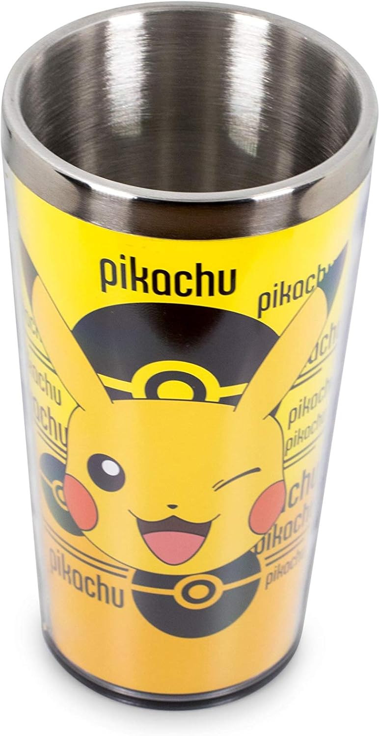 Pokemon Pikachu Travel Mug With Stainless Steel Lid, 16 Ounces - Image 3