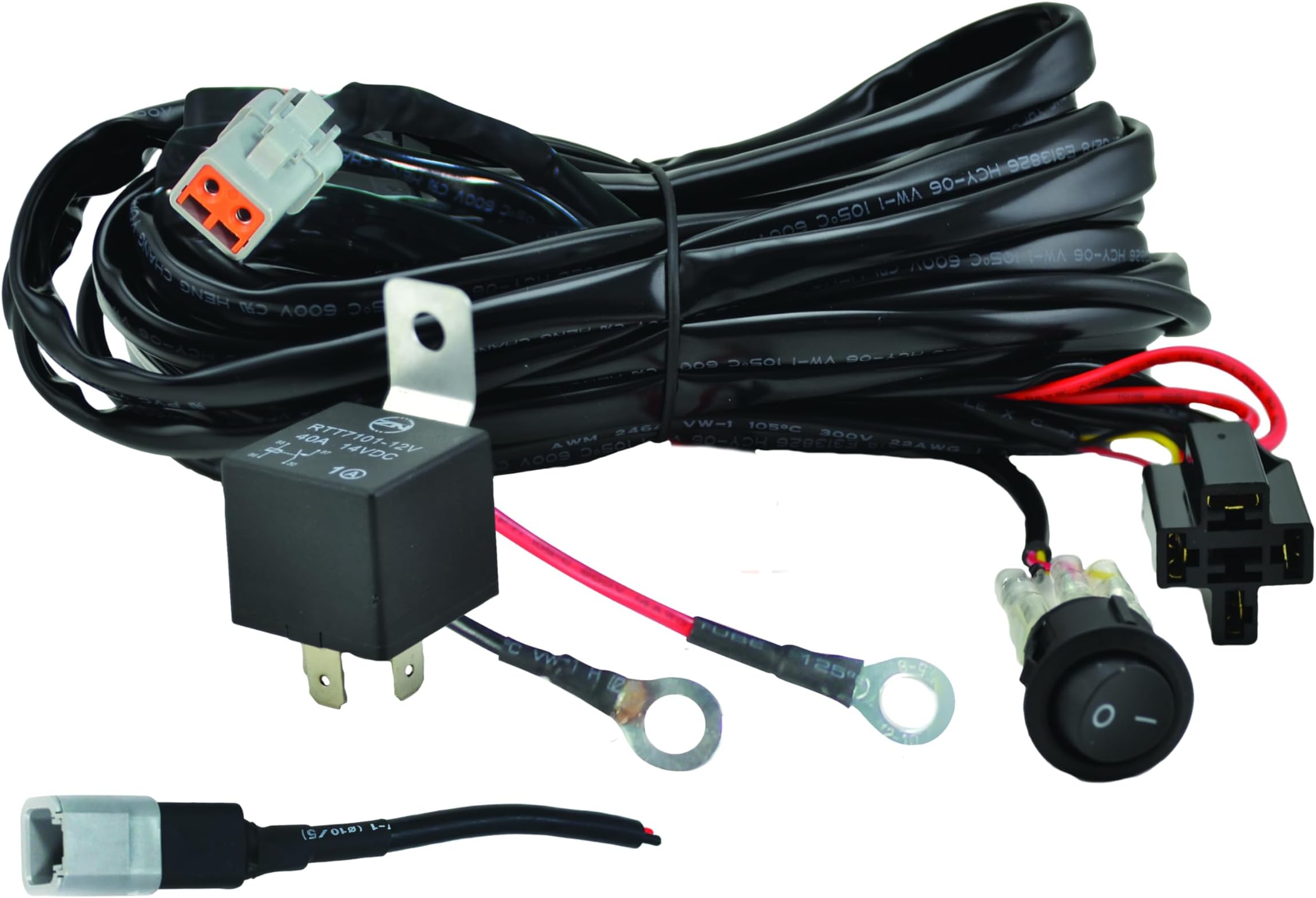 357211001 ValueFit Single Light Wiring Harness, Black