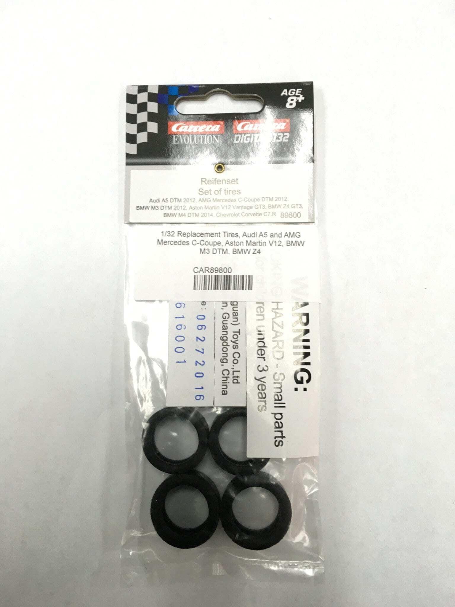 Carrera 89800 Tires for DTM, Suitable for Boy Kids, Non-Riding Toy Vehicle