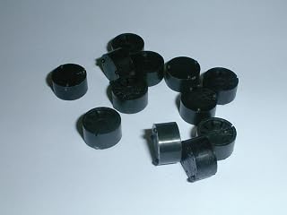 7717-104DAP Mounting Pad for 10 Pin TO-18 Transistor Type Device, Black Daillyl Phthalate Plastic (12 pieces)