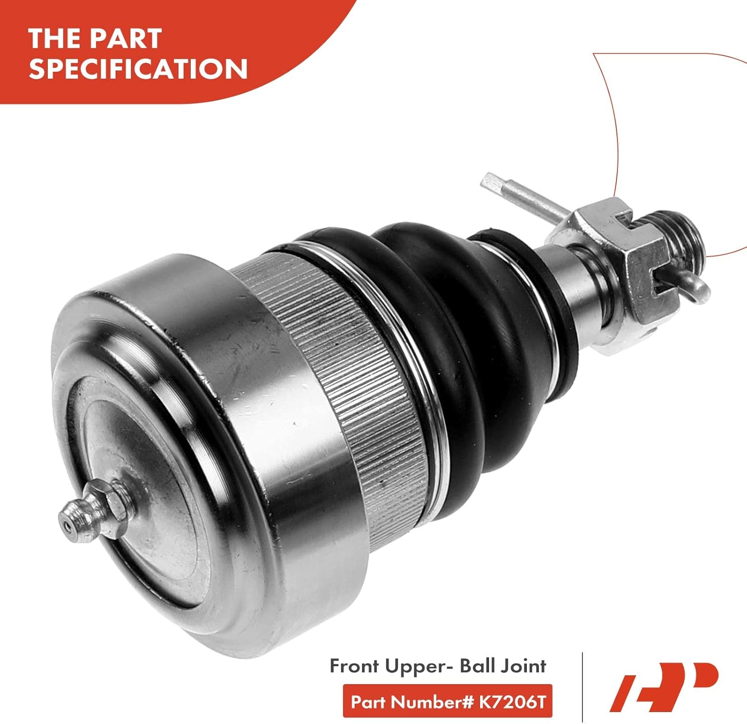 A-Premium Set of 8, Front Upper & Lower Ball Joint, Inner & Outer Tie Rod End, Compatible with Dodge Ram 2500 1994-1996, Ram 3500 1994-1996, RWD Only