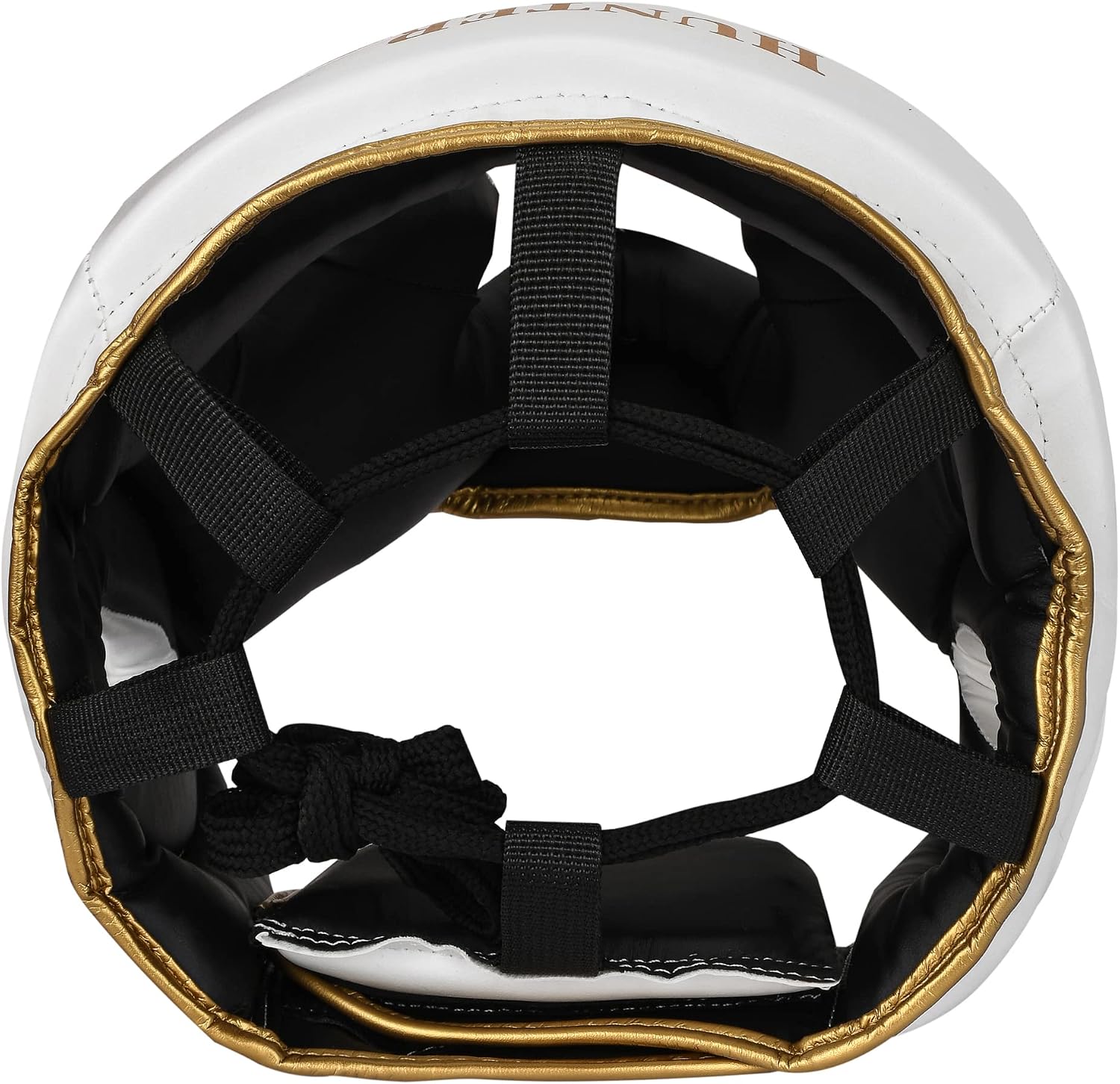HUNTER Headguard for Professional Boxing, MMA Training Headgear, Kickboxing Head Gear, Headgear for Muay Thai, Grappling, Kickboxing, Karate, Taekwondo, Martial Arts