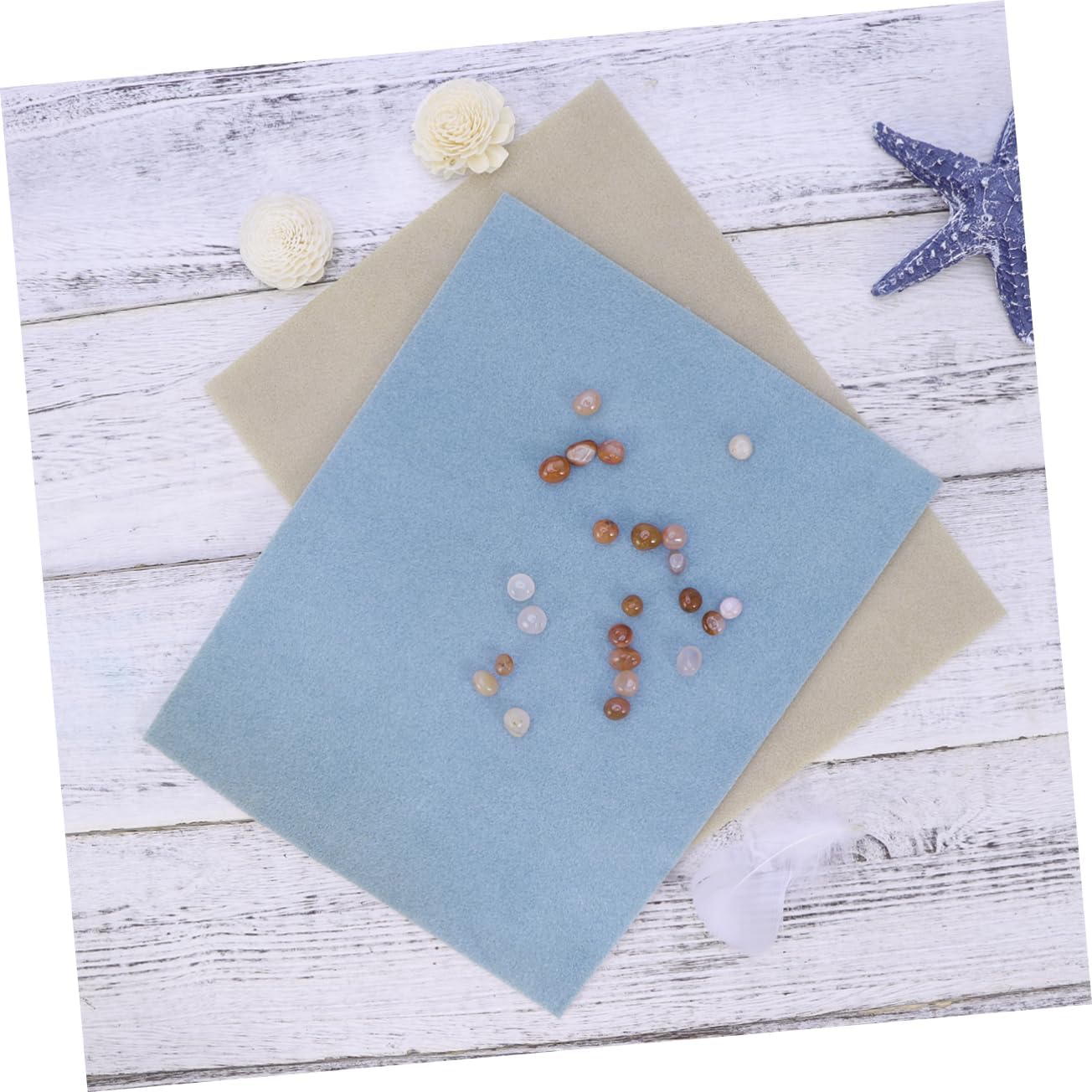 Garneck 2pcs Jewelry Accessories Bead Mats Non-Slip Jewelry Beading Mats for DIY Random Color