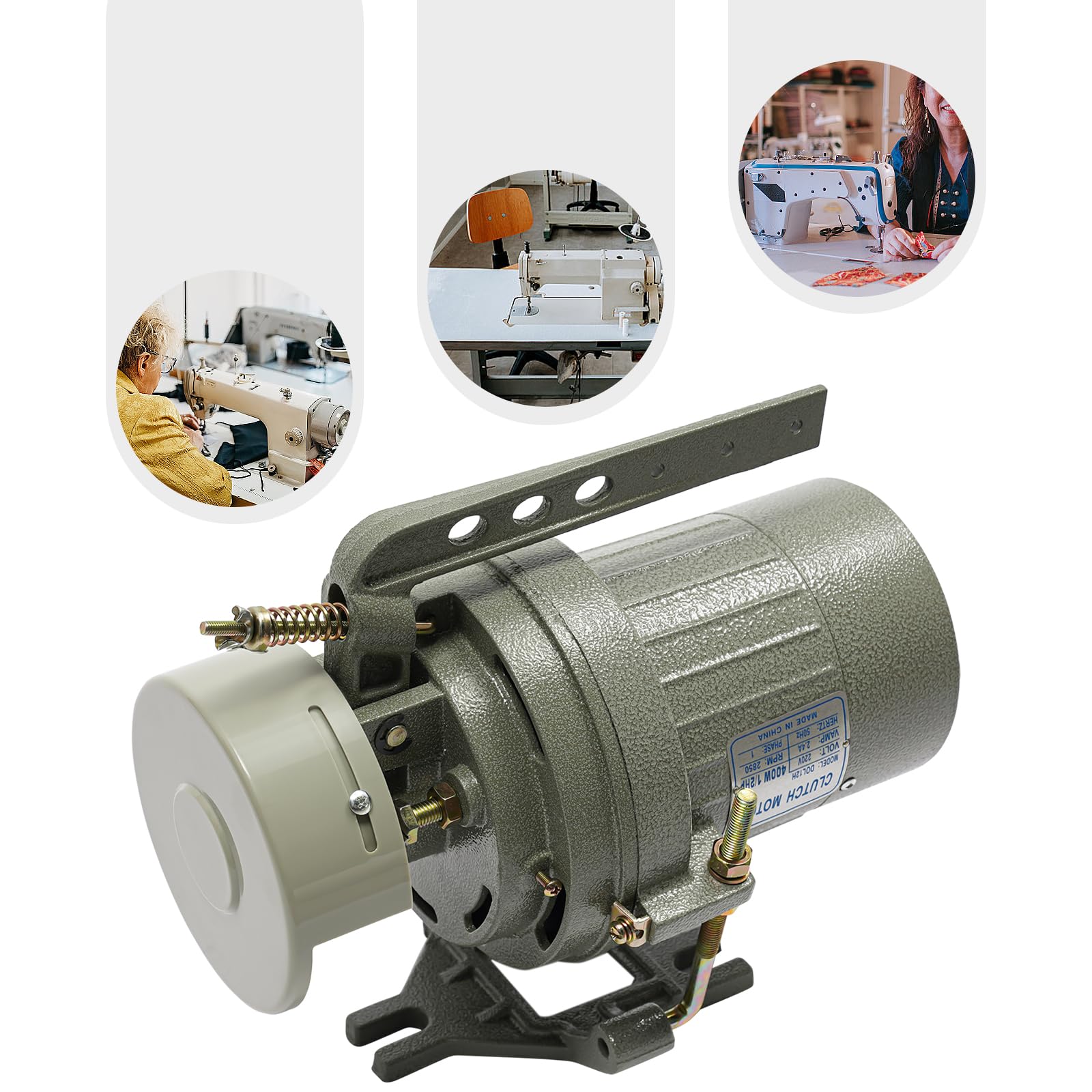 Maquina De Coser Profesional Servomotor Motor Máquina Coser Eléctrica Motor Eléctrico Para Máquina De Coser, Máquina De Coser Industrial, 400 W, 2850 RPM, Para Máquinas Coser Industriales Domésticas