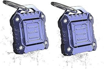 2 Pack Airtag Keychain Holder Waterproof Case with Keyring for Apple Airtag - Shockproof & Scratchproof Air Tag Cover for Key, Kid, Bag, Luggage, Pets Collar