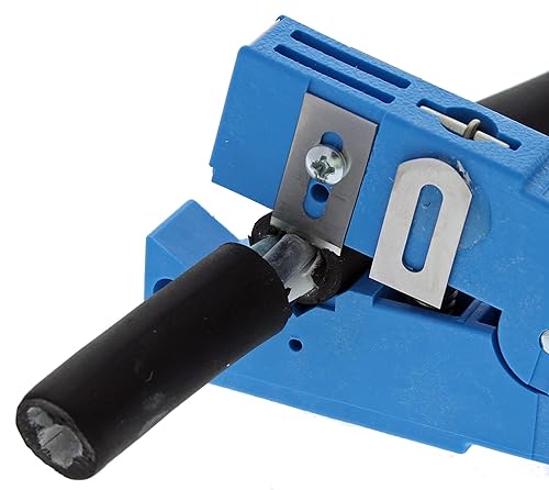 Miniatura 6 de IDEAL Industries, Inc. 45-164 Ringer - Pelacables de hoja ajustable, herramienta de pelado de cables para cable de 14 pulgadas - 916 pulgadas, color