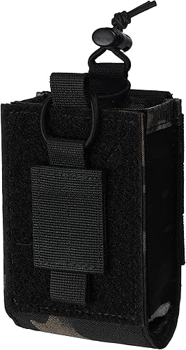 Miniatura 8 de OneTigris Funda para Radio BaoFeng UV-5R BF-F8HP de Nylon MOLLE para Walkie Talkie