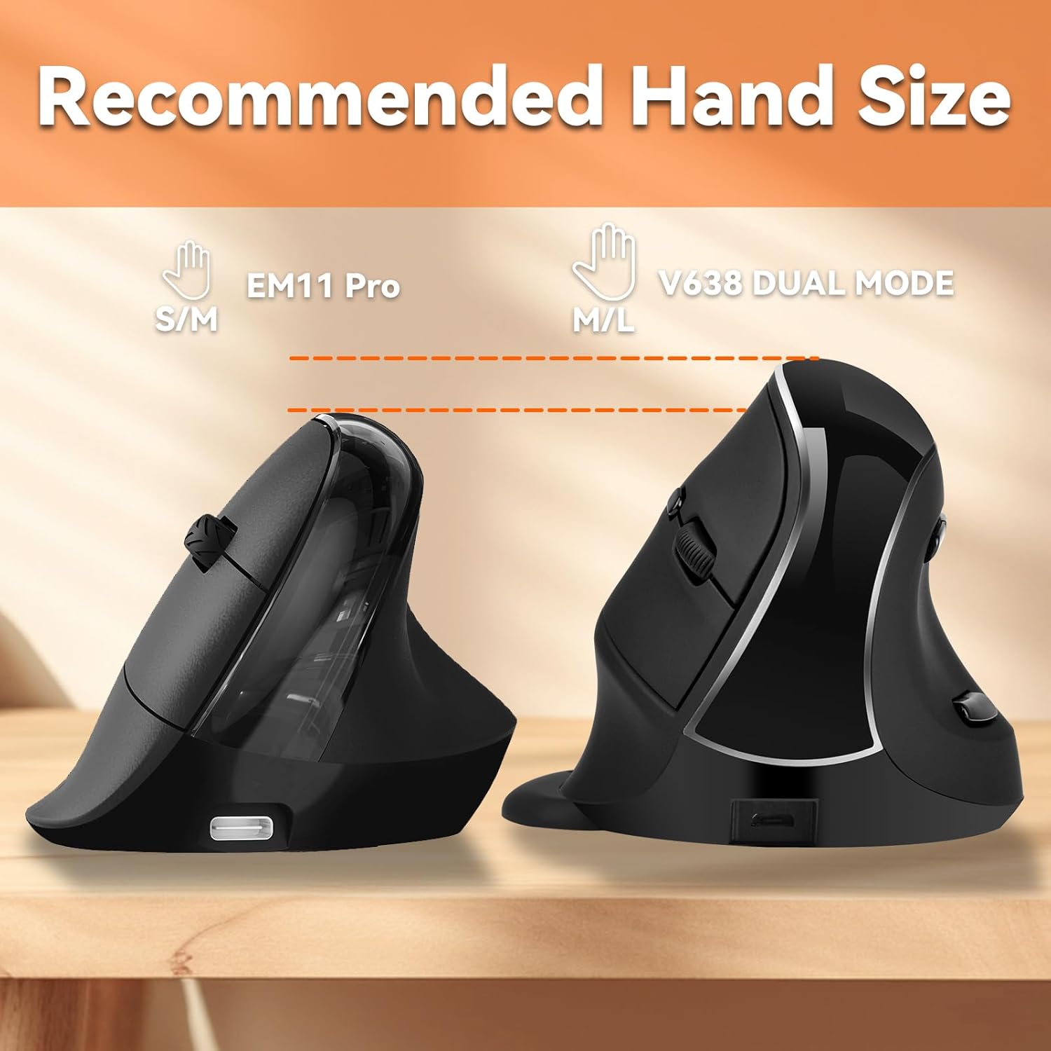 Eelexa Wireless Ergonomic Vertical Mouse with OLED Screen Display for Right Hand, Rechargeable Bluetooth Optical Computer Mice,Compatible with Windows MAC OS (White)