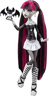 Monster High Doll, Draculaura in Black and White, Reel Drama Collector Doll, Life-Size Posters, Horror Flick Theme, Toys and Gifts