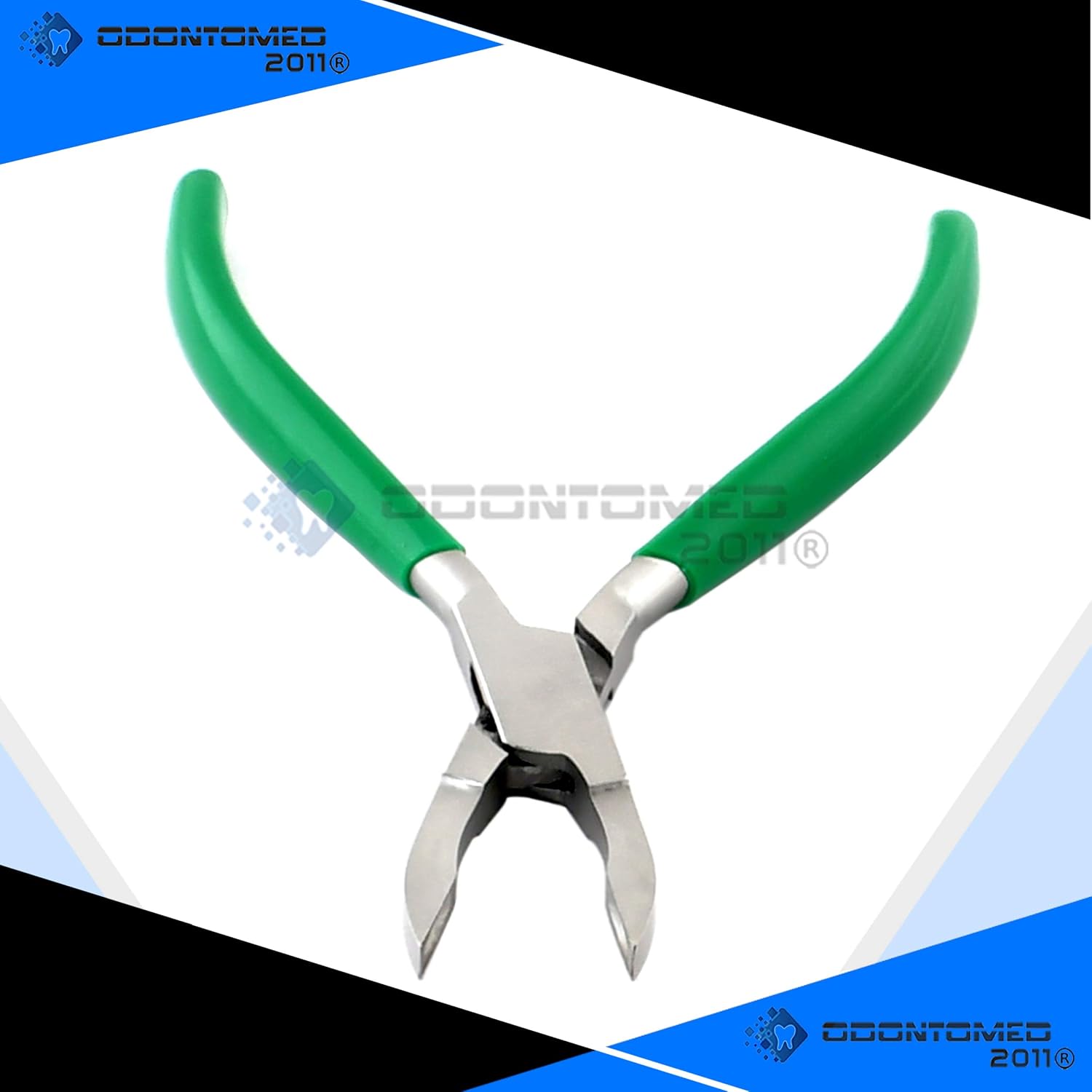 Pvc Grip Handle Green Color Ring Closing Pliers 5" Body Art Captive Bead Hoop Piercing pliers for Captive Bead Body Piercing Instruments