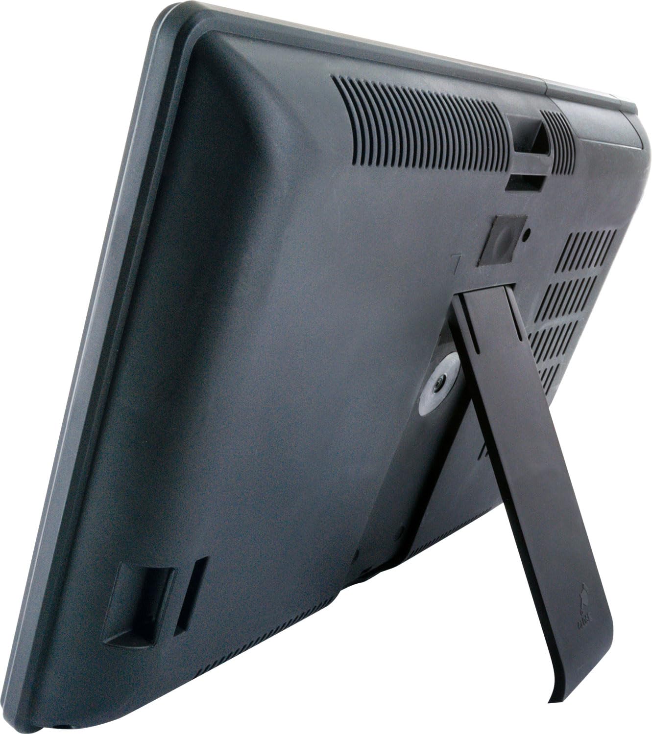 SCHWAIGER Reproductor DVD portátil 2 pantallas con batería mando a distancia ranura SD USB soporte coche