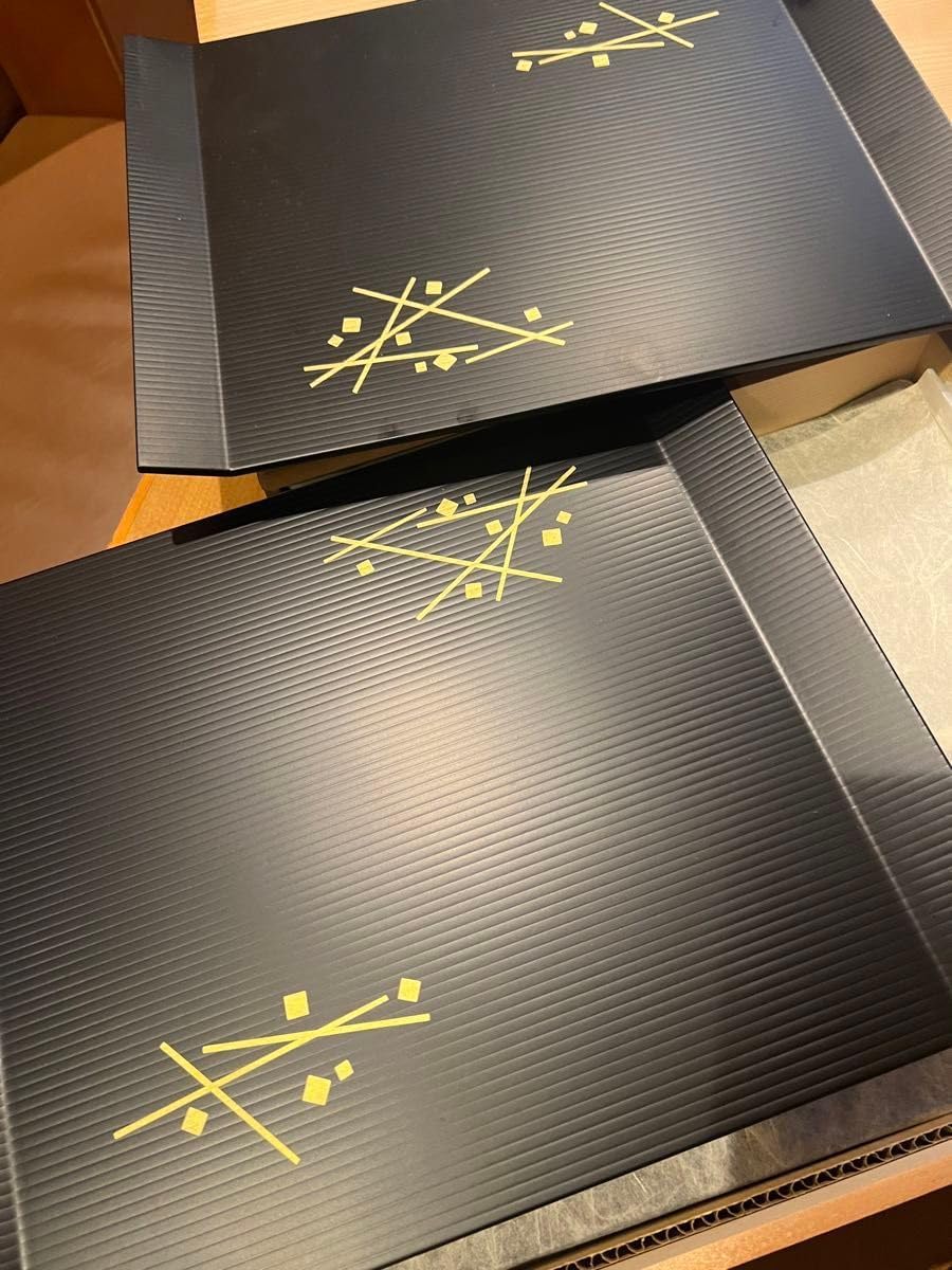 象彦 吹上膳 お盆 漆器 5枚組 平安象彦 吹上膳 10枚