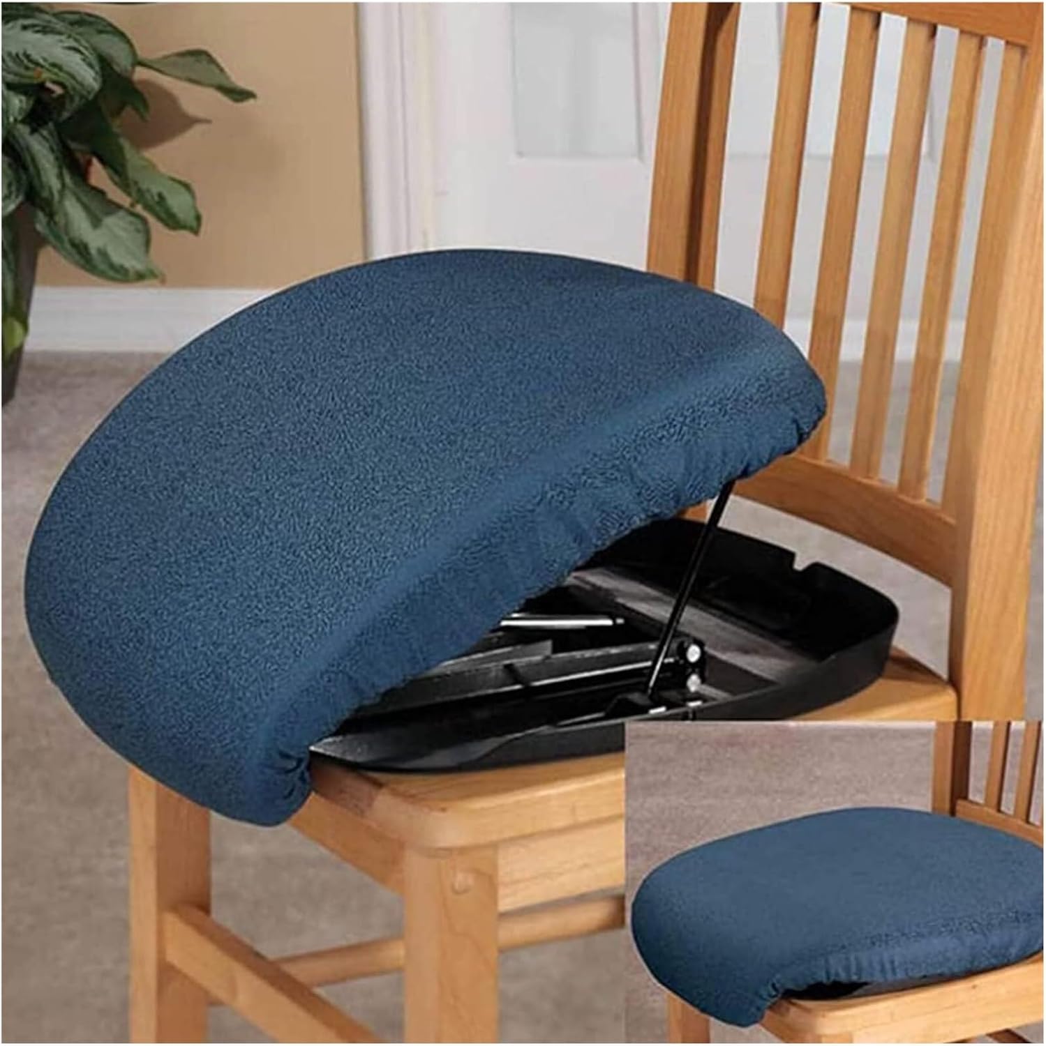 Portable Lift Assist Cushion for Seniors - Memory Foam Rising Seat Pad, Sofa Chair Aid, Supports 330 lbs