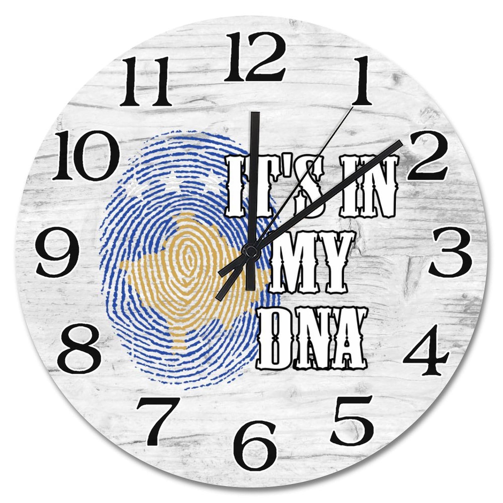 Horloge murale Kosovo rustique 30,5 cm idéale pour décorer votre salon ou cuisine
