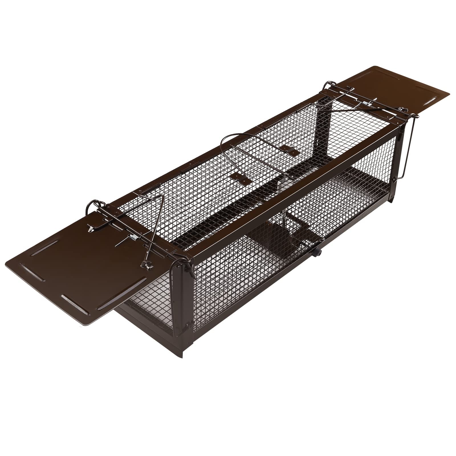 RatzFatz® Lebendfalle 2.0 Ratte, Groß Premium Wiederverwendbar, Rattenfalle Mausefalle Lebend, 2 Türen, Ersetzt Schlagfallen, Siebenschläfer XXL, Tragegriff, Tierfalle, Modell Quickcatch 2.0