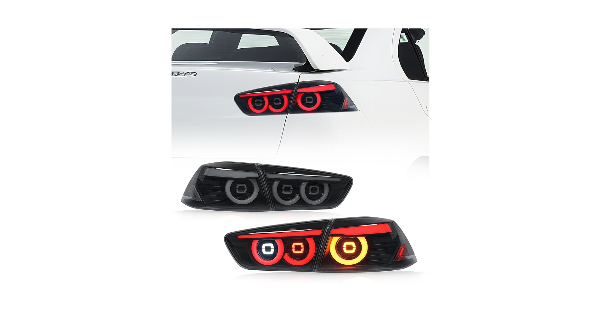 Amazon.com: Archaic Tail Lights for Mitsubishi Lancer