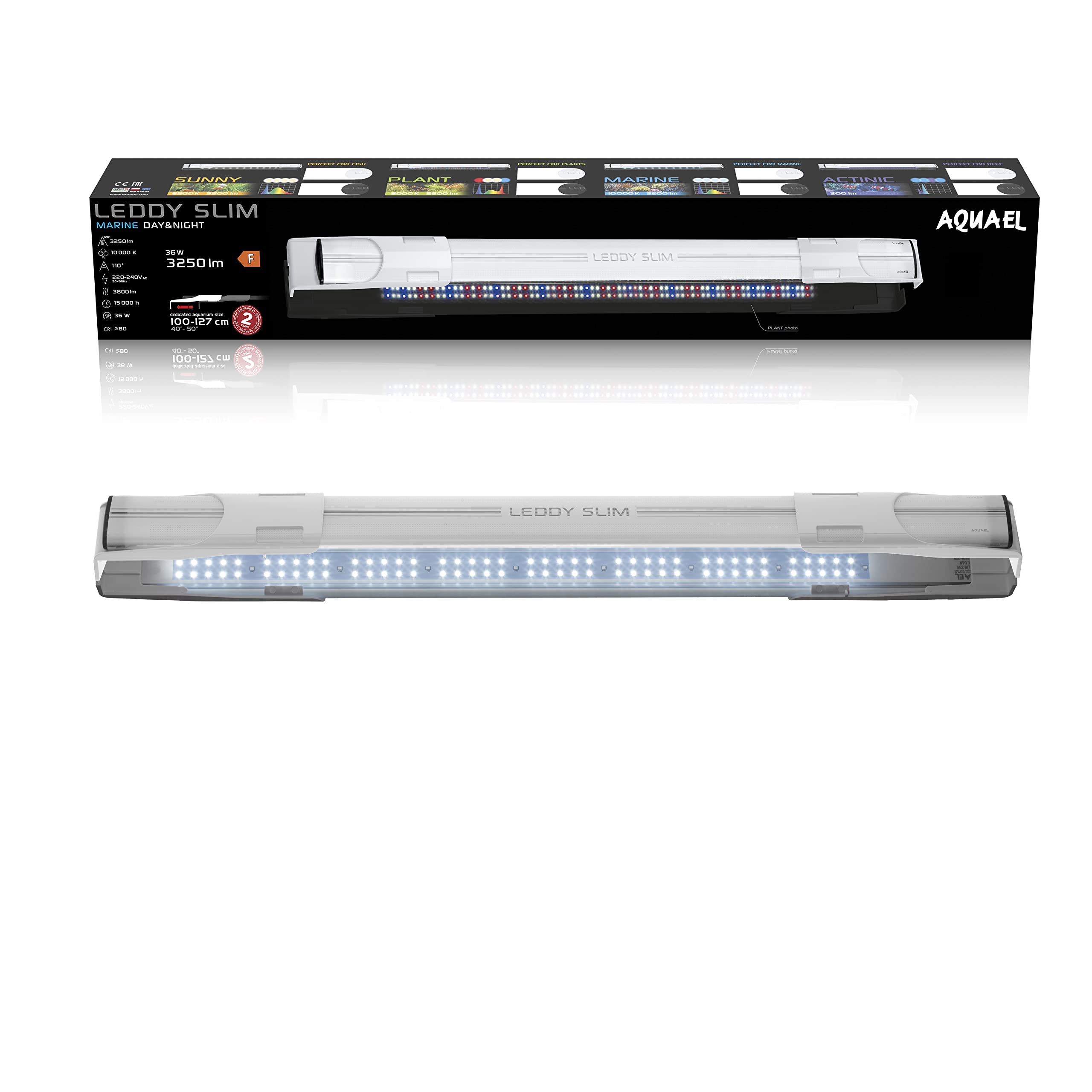 Aquael LEDDY SLIM 32W MARINE D&N BIAŁY