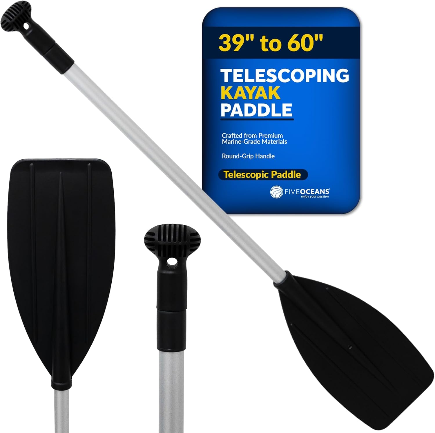 Five Oceans 4-Feet Canoe Paddle – Boat Paddle, T-Handle Oar Paddle for Canoe, Kayak and Small Boats Corrosion-Resistant Floating Boat Paddles Marine-Grade Aluminum Heavy-Duty Shaft Five Oceans 4-Feet Canoe Paddle – Boat Paddle, T-Handle Oar Paddle for Canoe, Kayak and Small Boats Corrosion-Resistant Floating Boat Paddles Marine-Grade Aluminum Heavy-Duty Shaft