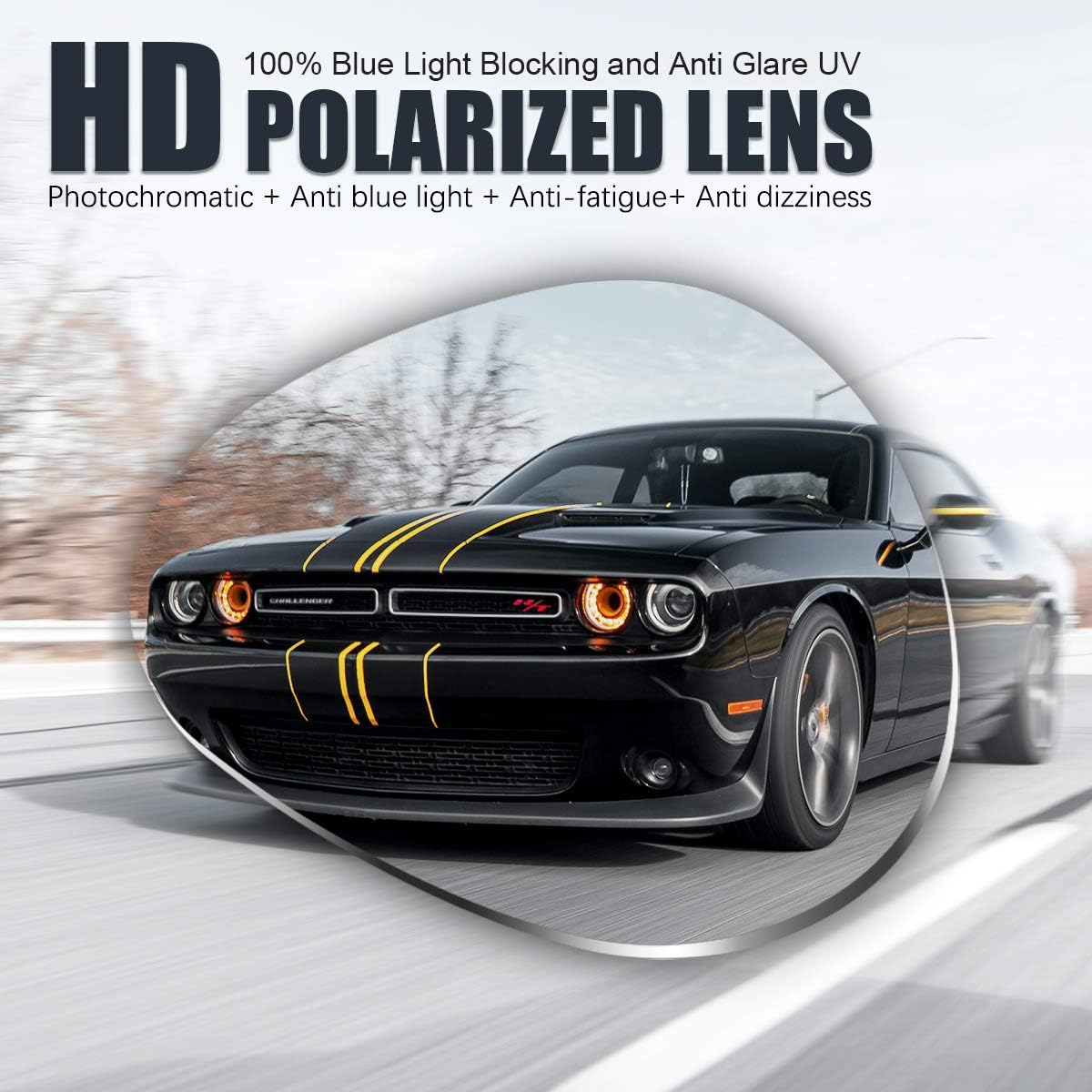 YIMI Polarized Photochromic Sunglasses for Men Women Outdoor Sports Driving Anti Glare UV400 Protection z87 Safety Glasses - Image 5