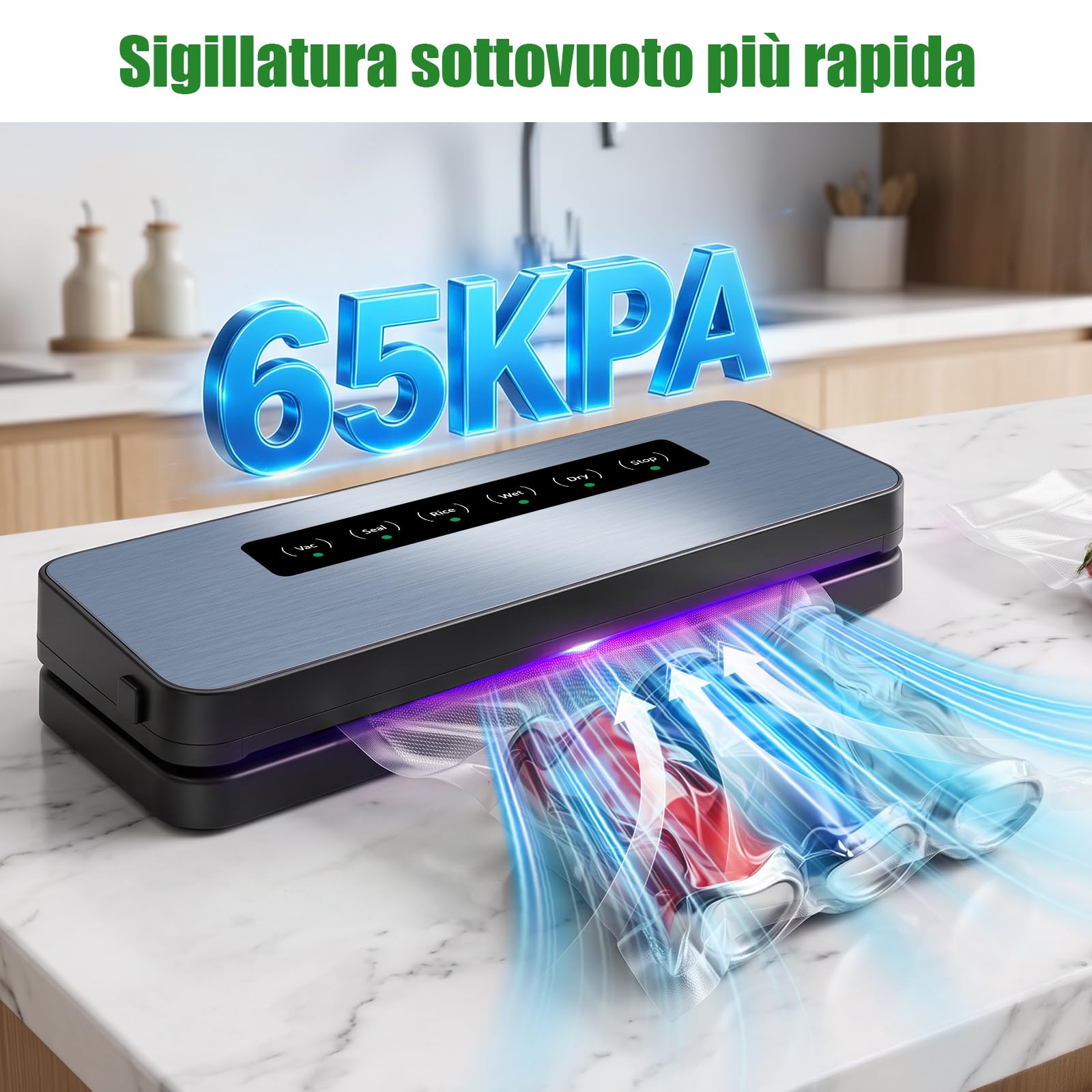 Dictien Macchina Sottovuoto Alimenti Automatica per Secchi che Umidi alimenti — immagine 6 di 7