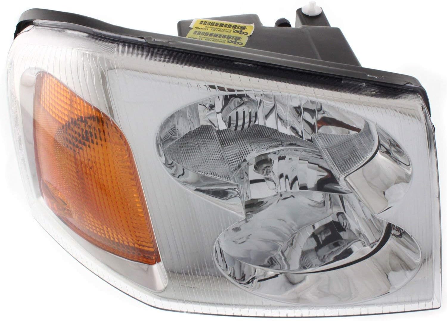 Evan Fischer Driver and Passenger Side Headlight for GMC Envoy 2002-2009 Halogen With bulbs Replaces # 15866071, 15866070
