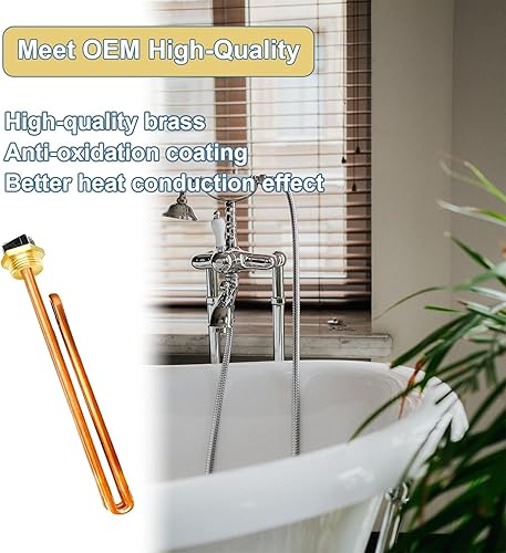 Miniatura 8 de HE 55220 Elemento calentador de agua, para Ecosmart ECO POU 6, ECO 8, ECO 11, Rheem, Eemax, Richmond calentadores de agua eléctricos sin tanque,