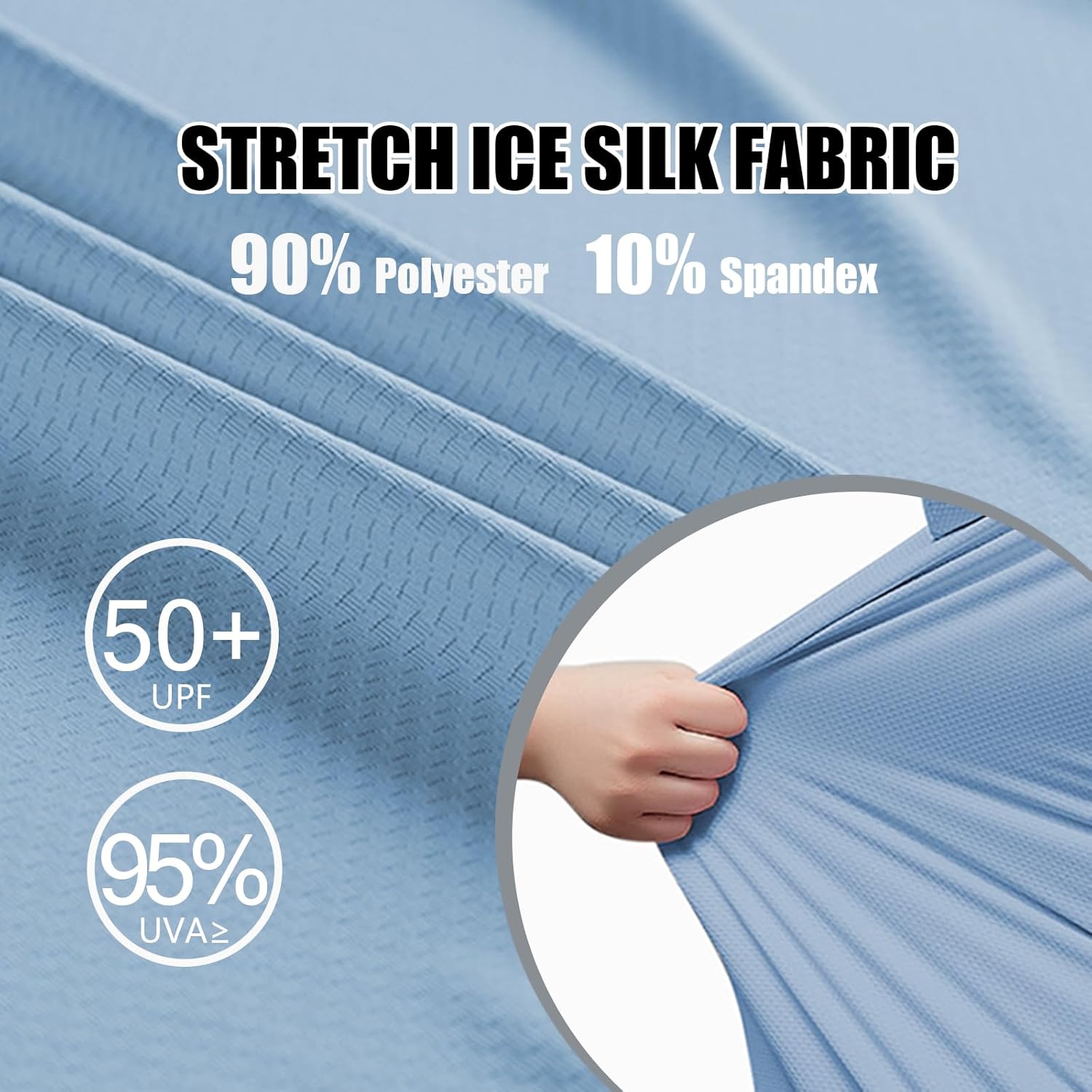 Mens Sun Protection Hoodie Autumn UPF 50 Long Sleeve Jacket Lightweight Breathable UV Shirts Fishing Hiking Golf - Image 5