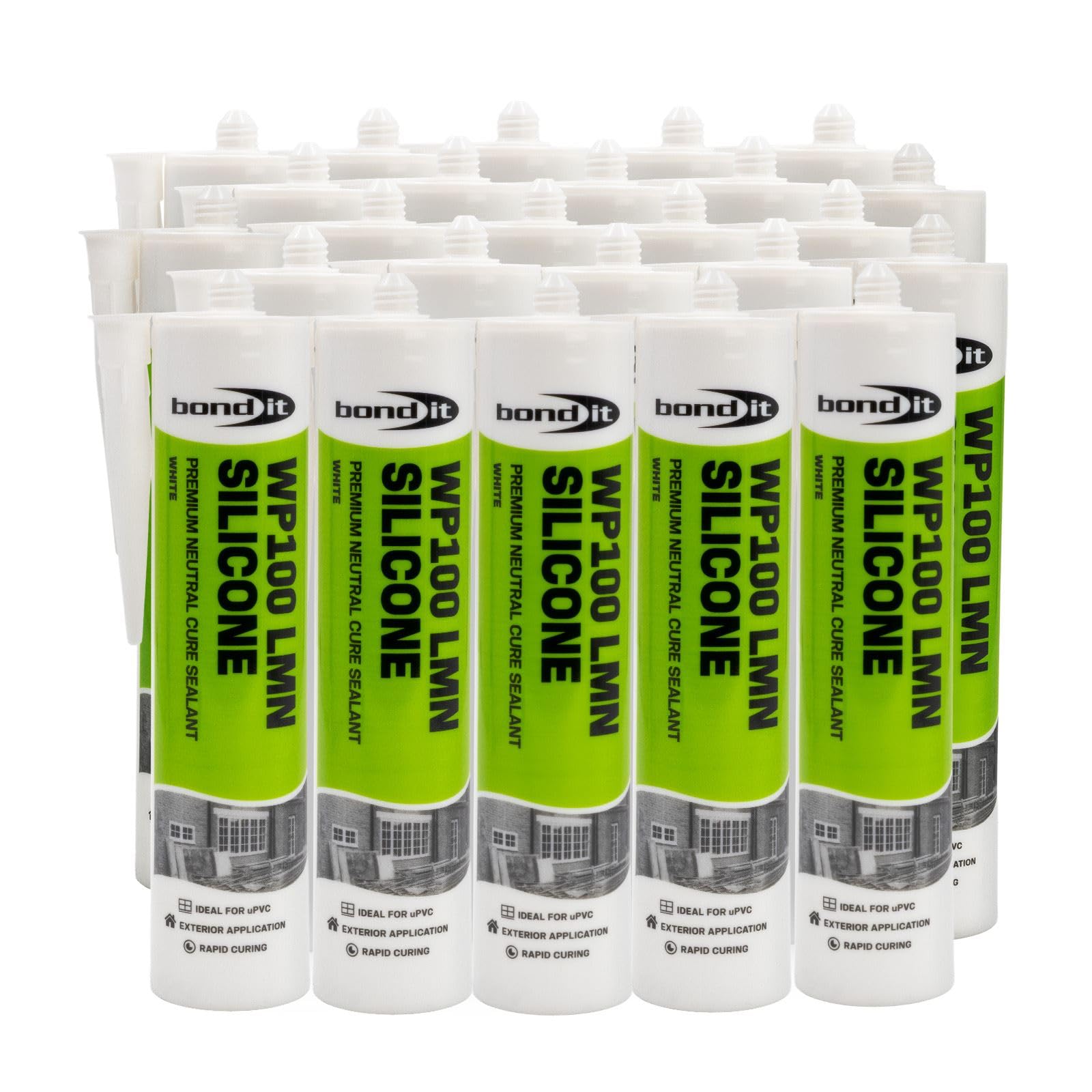 Bond-It WP100 Neutral Silicone Sealant (25 Pack) - White